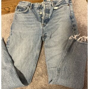 AGOLDE jeans. Don’t fit anymore